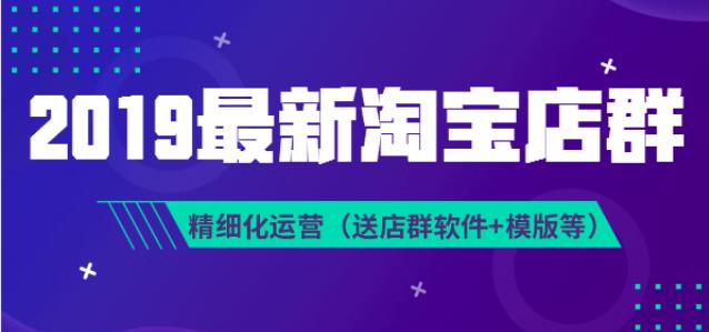 2020年VIP店群總裁班-精細化店群運營（視頻+文檔+工具）